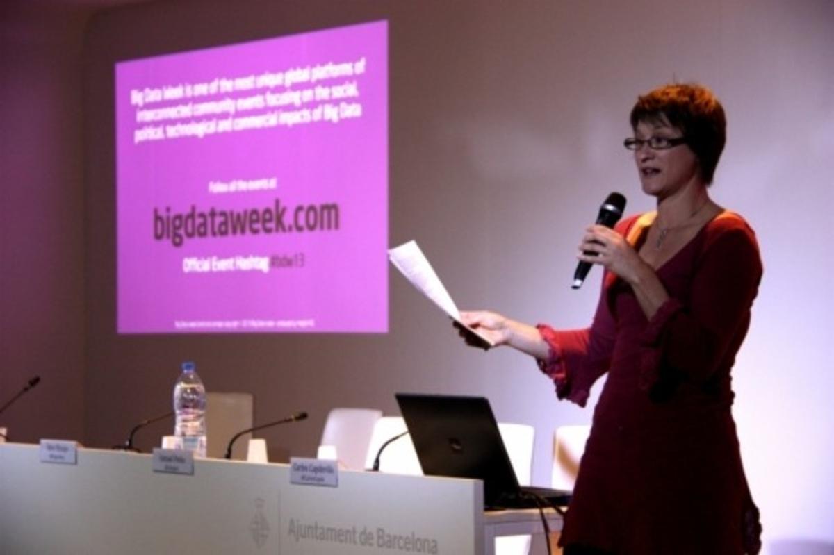 L’organitzadora de la Big Data Week a Barcelona, Mònica Garriga, de media140