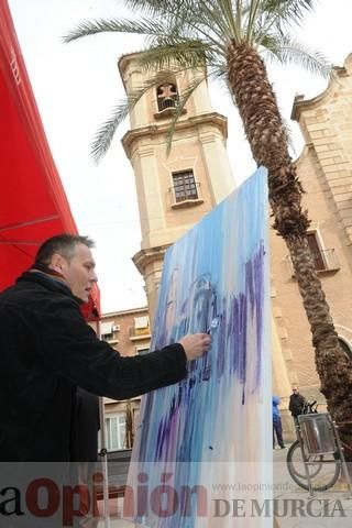 Pintores en la Plaza de Santa Eulalia