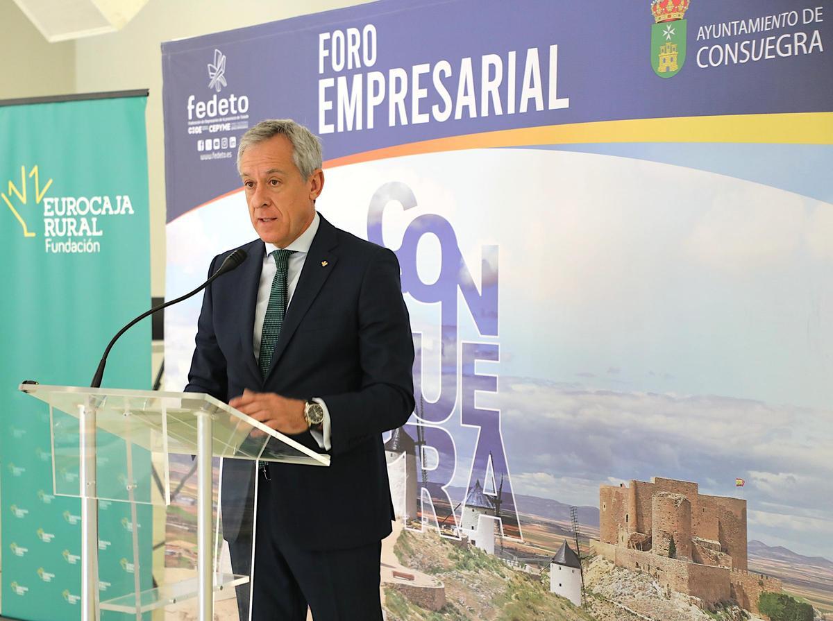 El presidente de la Fundación Eurocaja Rural, Javier López Martín.