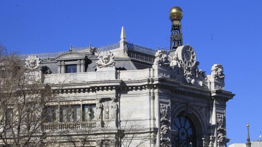 Fachada del Banco de España.