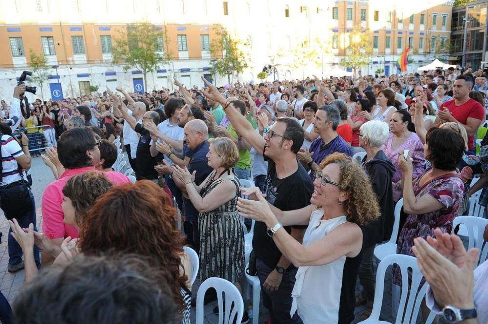 Mitin de Íñigo Errejón en Murcia