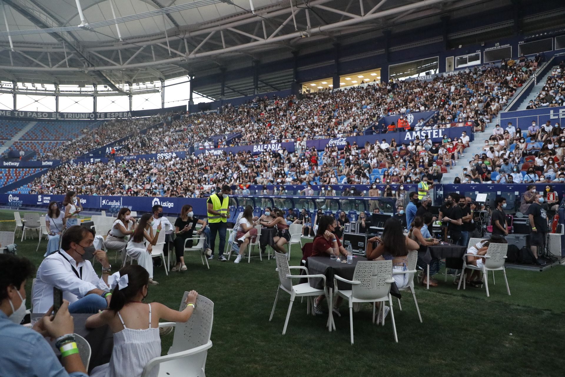 Concierto de Aitana en València, el último antes de la reducción de aforo