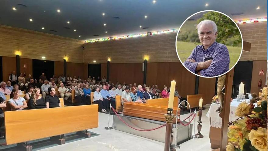 Sentido adiós en Gijón al líder vecinal de San Andrés, Eusebio Ortega
