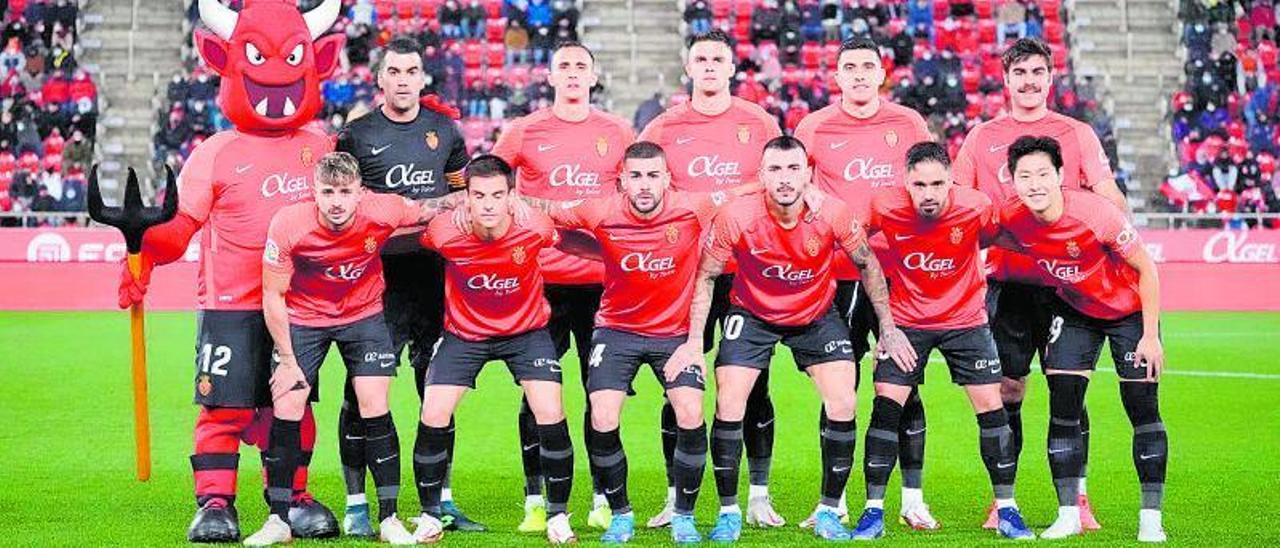 El once del Mallorca que se midió al Celta.