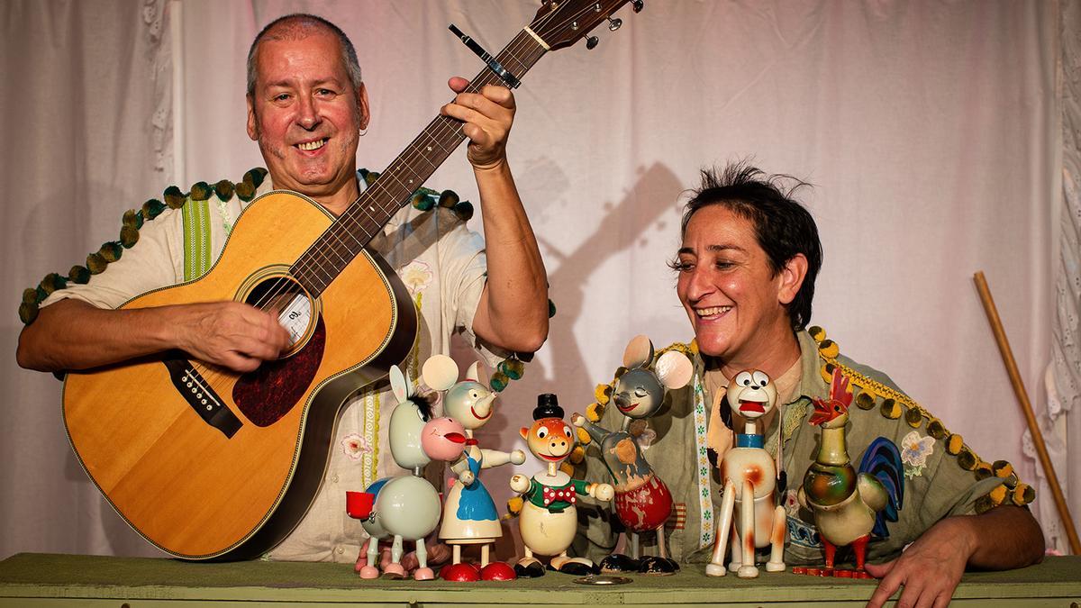 Personajes de 'La ratita presumida'.