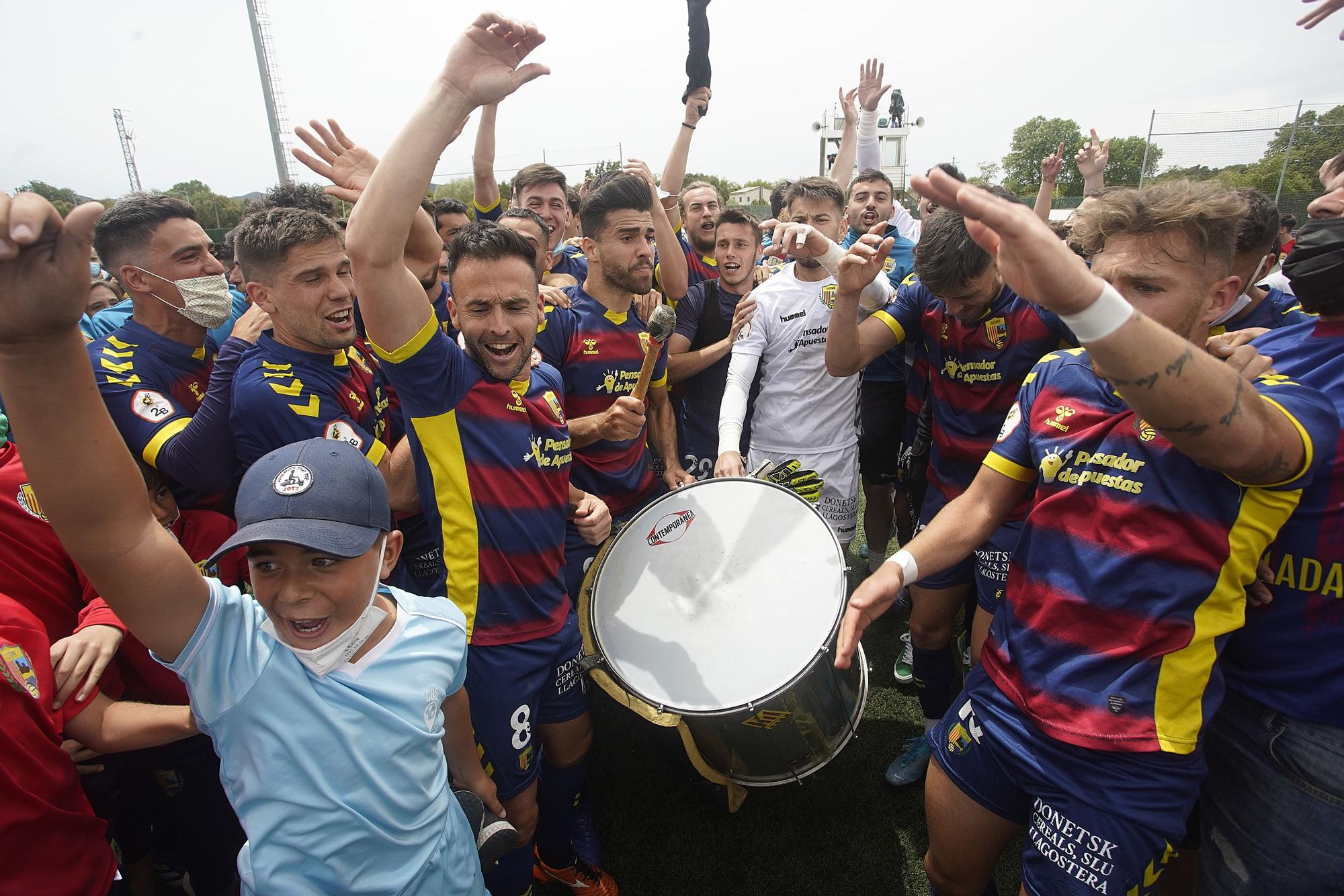 El Llagostera és de Primera RFEF (3-3)