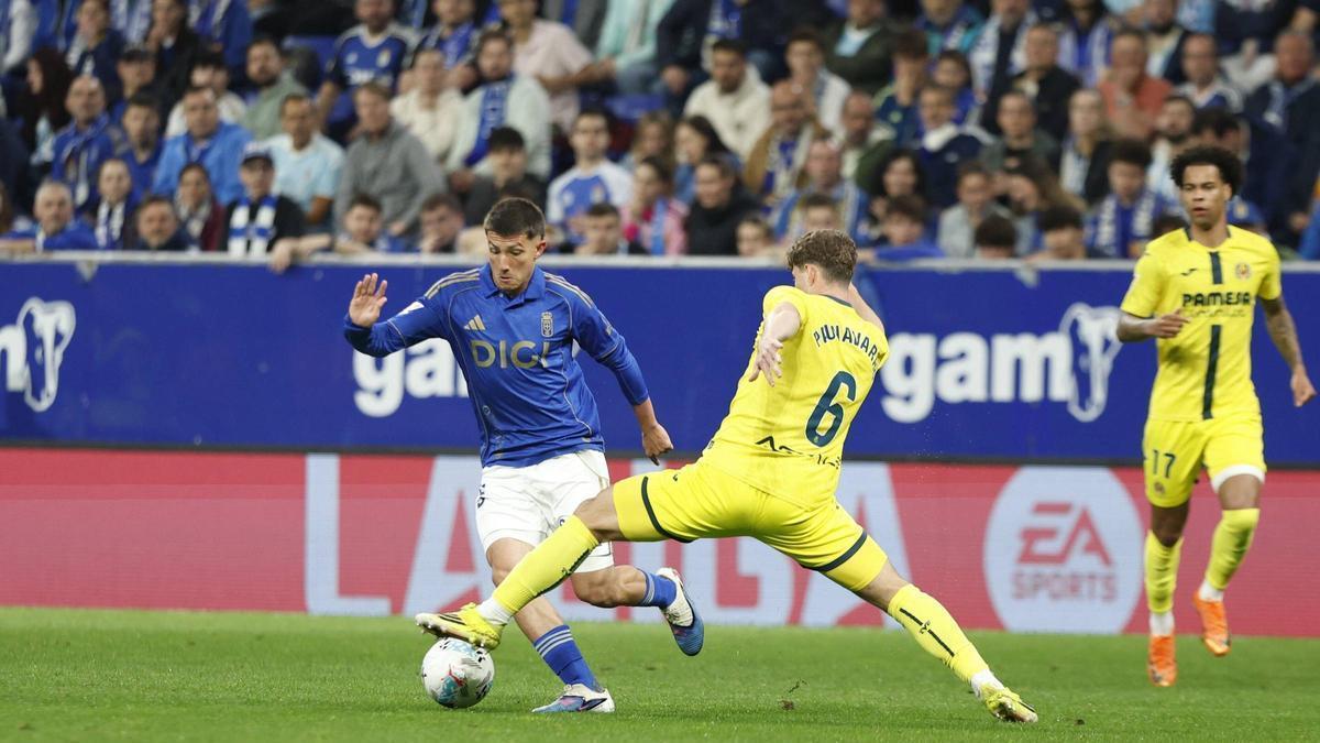 Real Oviedo-Villarreal, en imágenes