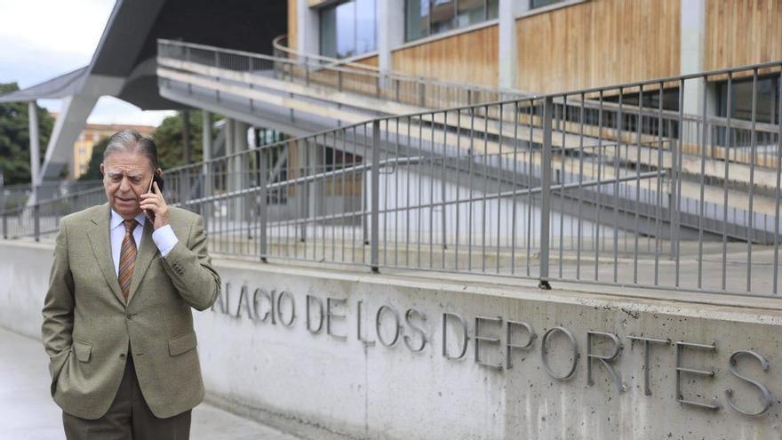 Salvar el Palacio de los Deportes de Oviedo, una de las prioridades tras las inundaciones: "Puede afectar a la madera, pero creemos que va a sacarse adelante"