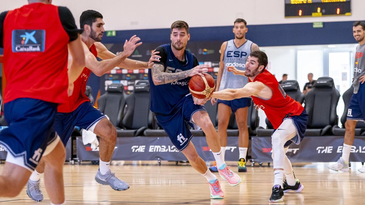 Juancho Hernán Gómez, durante uno de los entrenamientos.