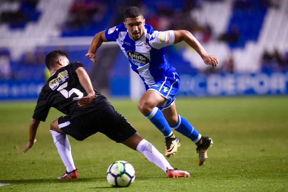 El Dépor golea al Corinthians en Riazor