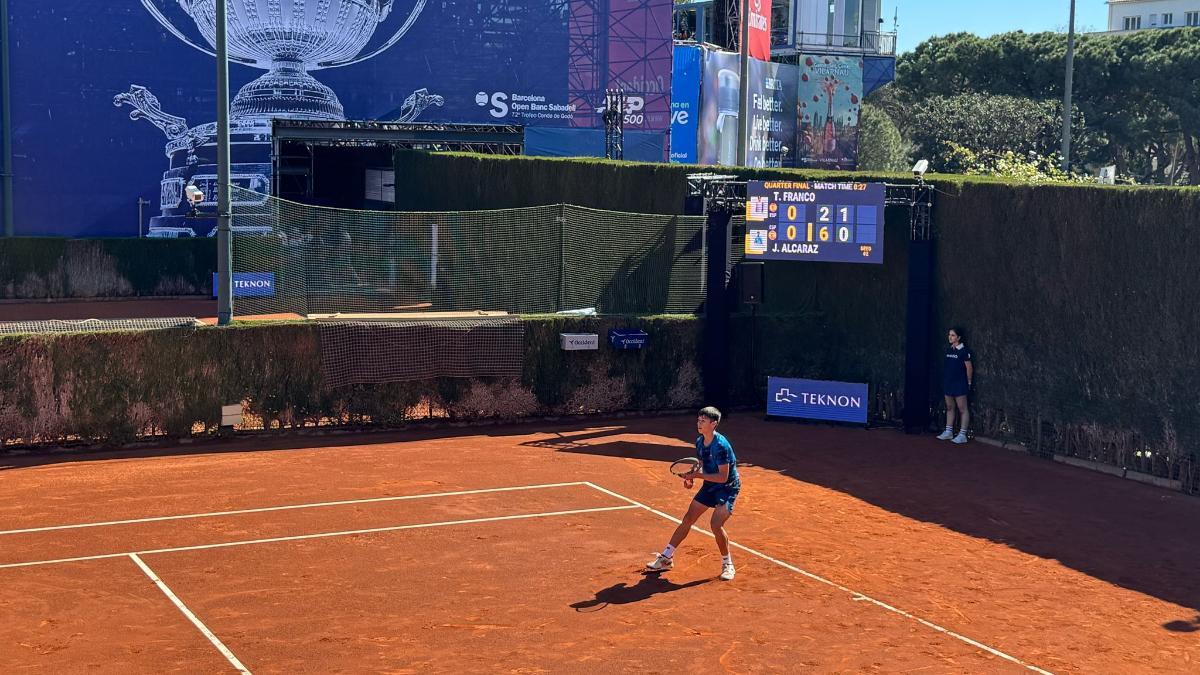 Jaime Alcaraz en el Barcelona Open