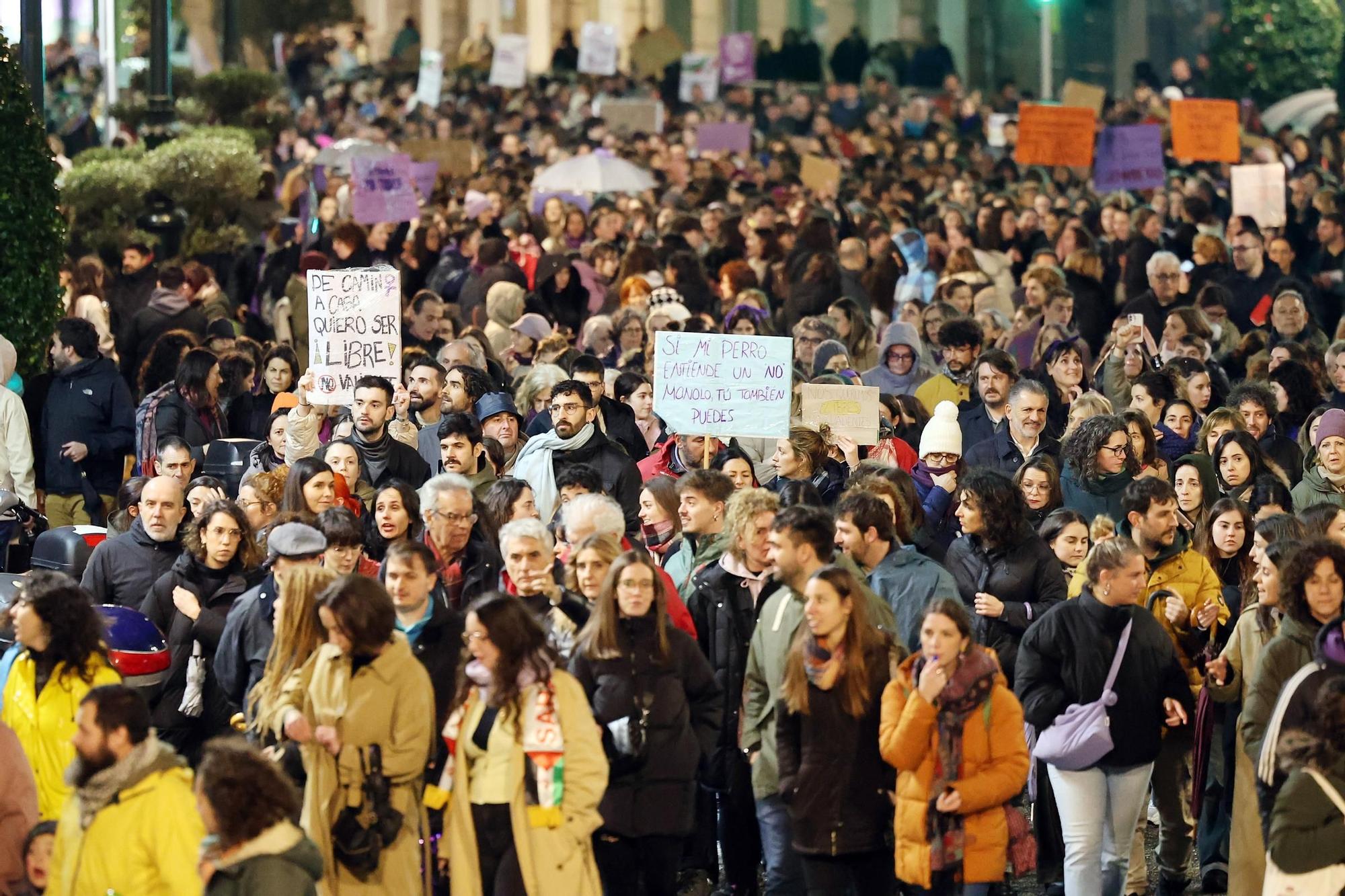 Las imágenes del 8M en Vigo