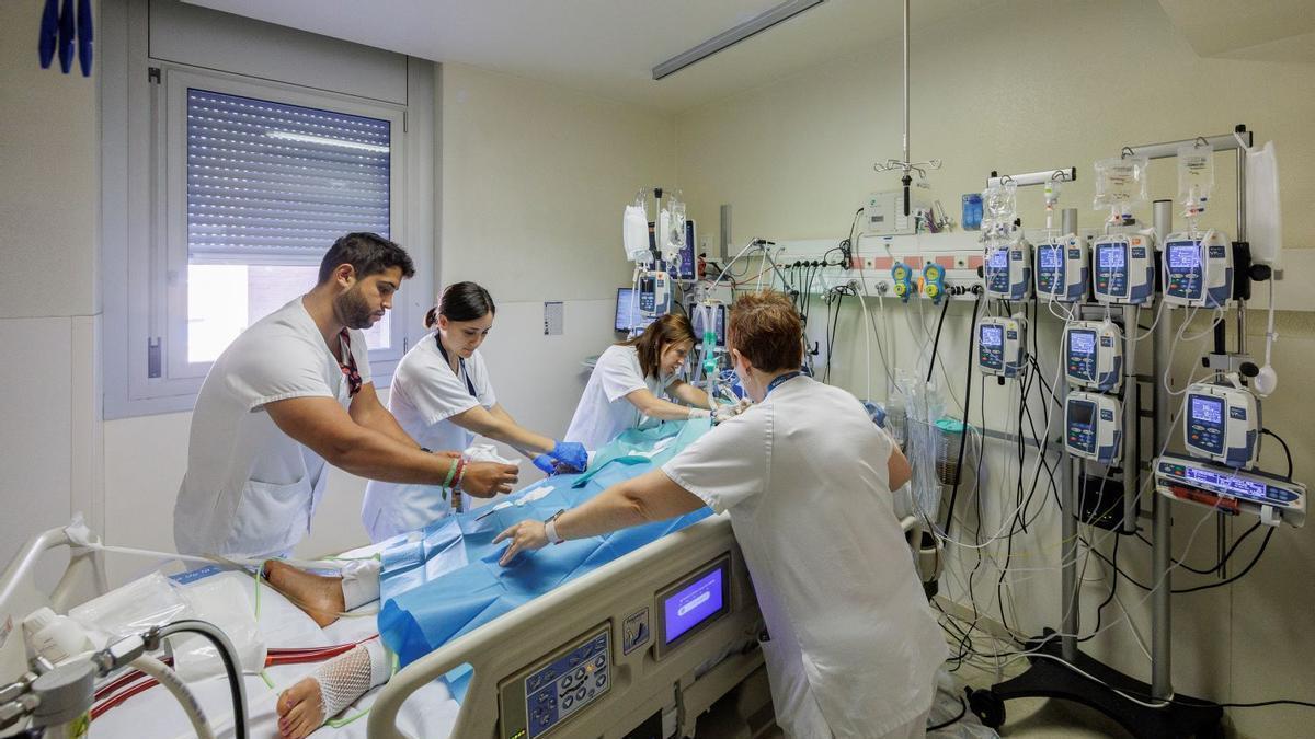 La Unitat de Crítics Cardiològics de l'hospital.