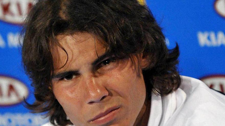 Nadal, durante su comparecencia pública de ayer. / efe / franck robichon