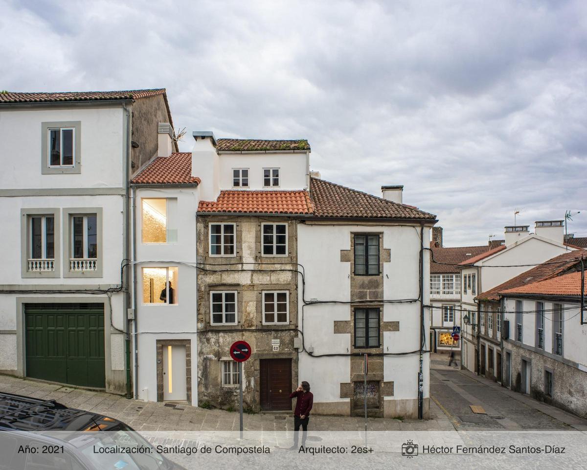 Casa 2M, uns de las más estrechas de Santiago