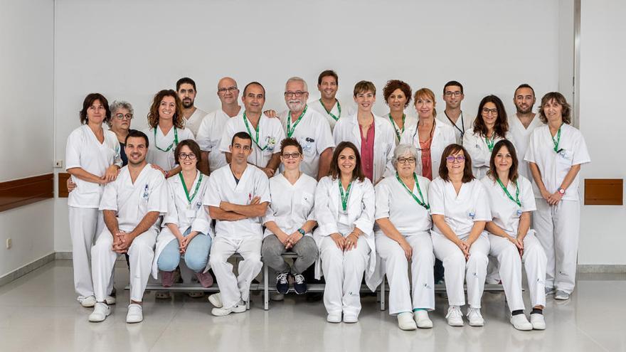 L&#039;equip que ofereix aquest servei a l&#039;Hospital de Figueres