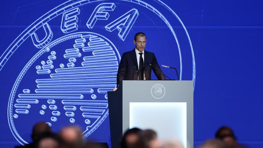 Ceferin, reelegido presidente de UEFA.