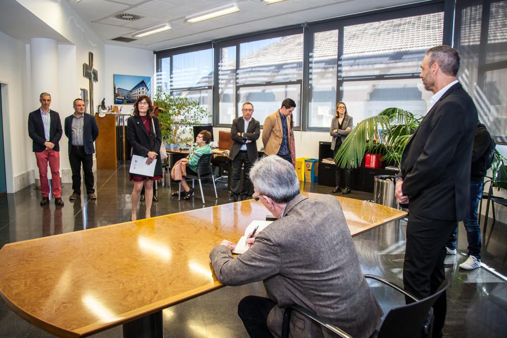 Visita del Premio Nobel de Química a Alcoy