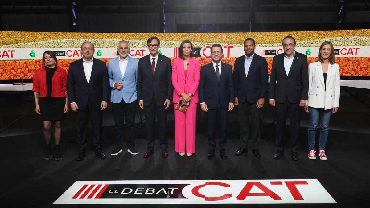 Los candidatos del 12-M en el debate organizado por La Sexta.
