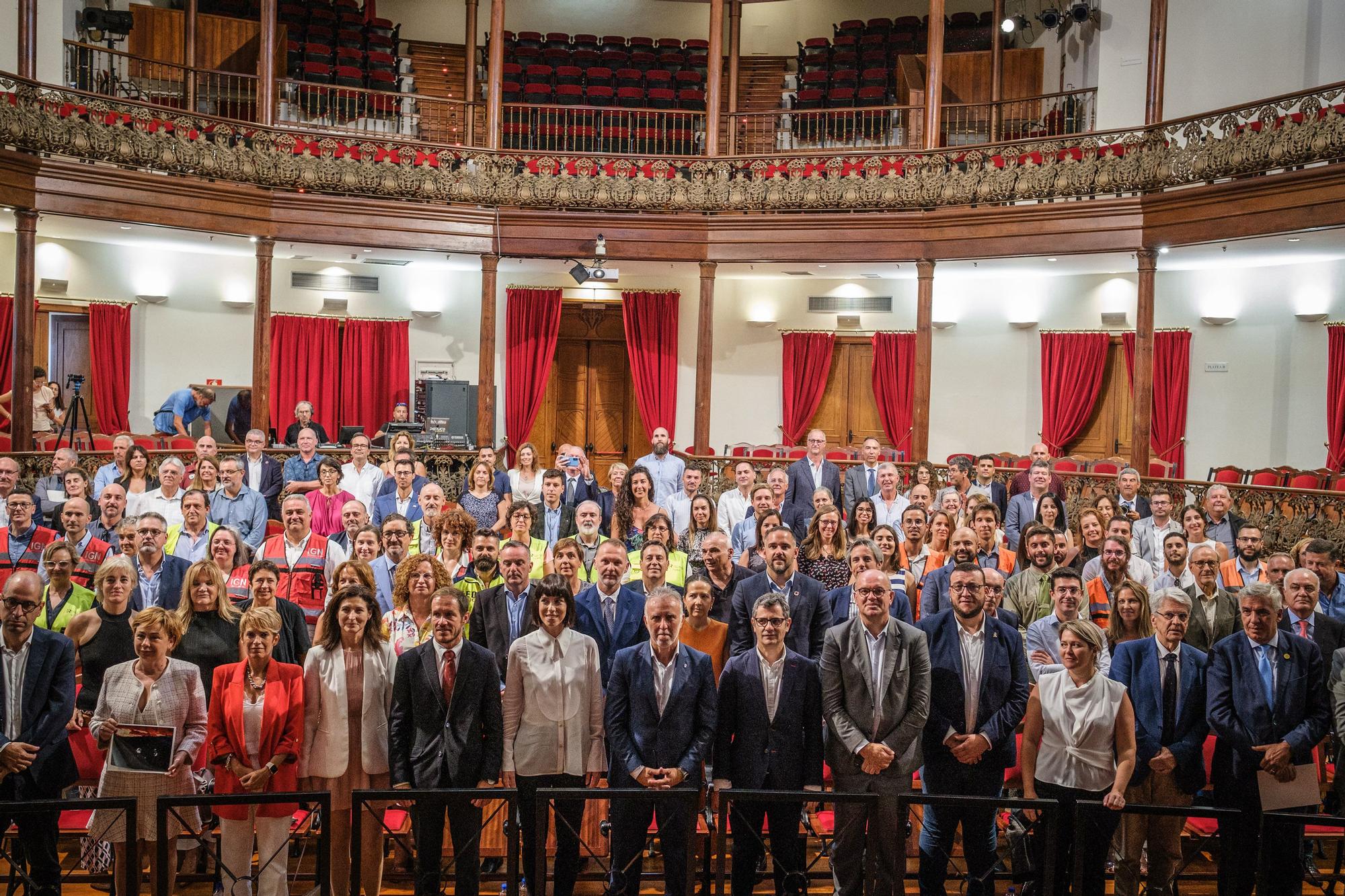 Acto institucional por el aniversario de la erupción de La Palma