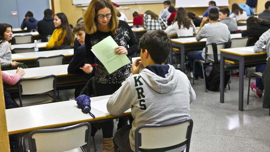 Una de las pruebas celebradas hoy en el Campus de Alcoy