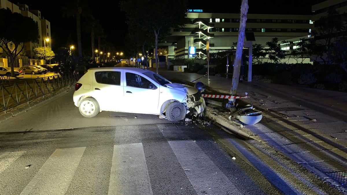 Accidente de tráfico en la calle Corona