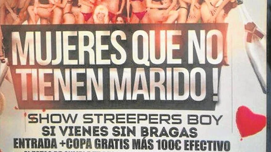 Una disco ofrece entradas a las mujeres «sin bragas»