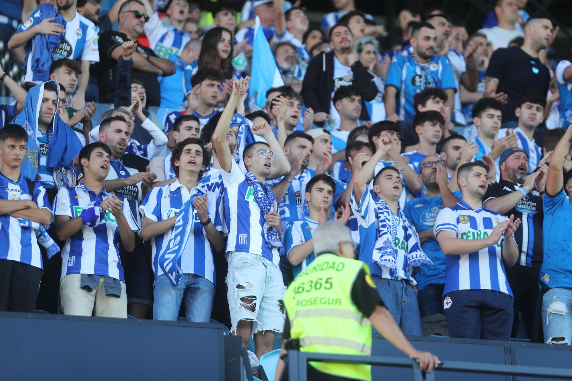 Aficionados del Deportivo, en Riazor.