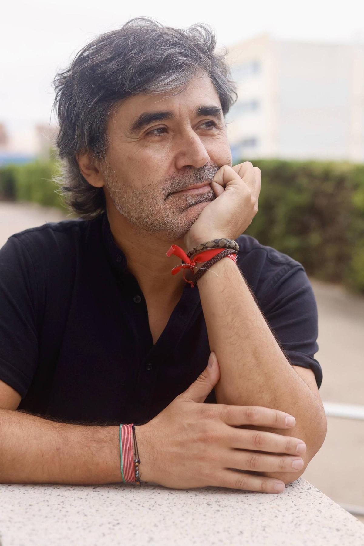 Pedro Simón en las instalaciones de Levante-EMV