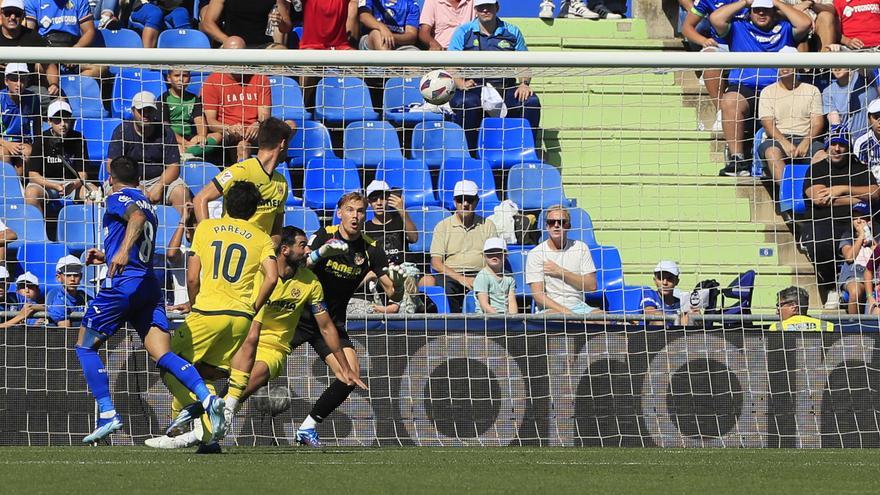 El Getafe se topa con el muro de Jörgensen y no puede con un Villarreal con 10