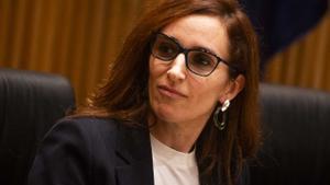 Mónica García en una reciente comparecencia en el Congreso