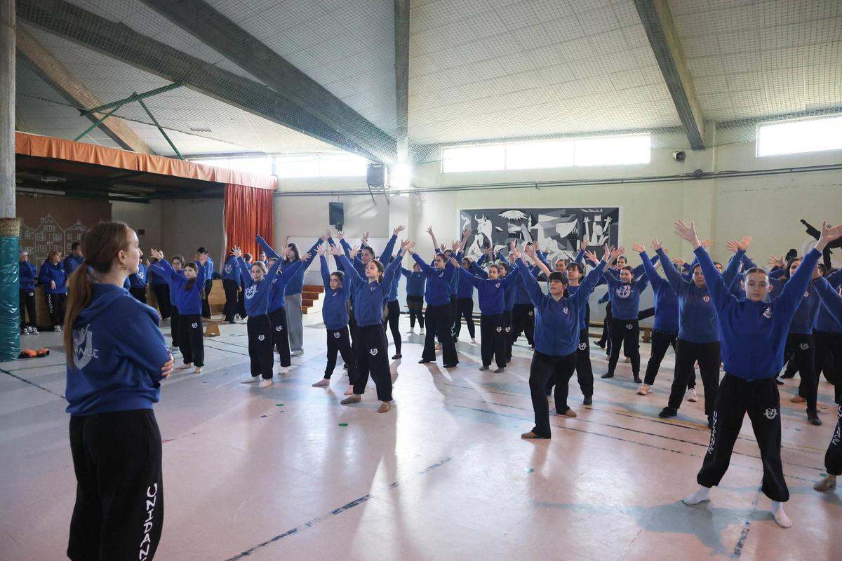 Ensayo de Unidance para el Vigo Porté.