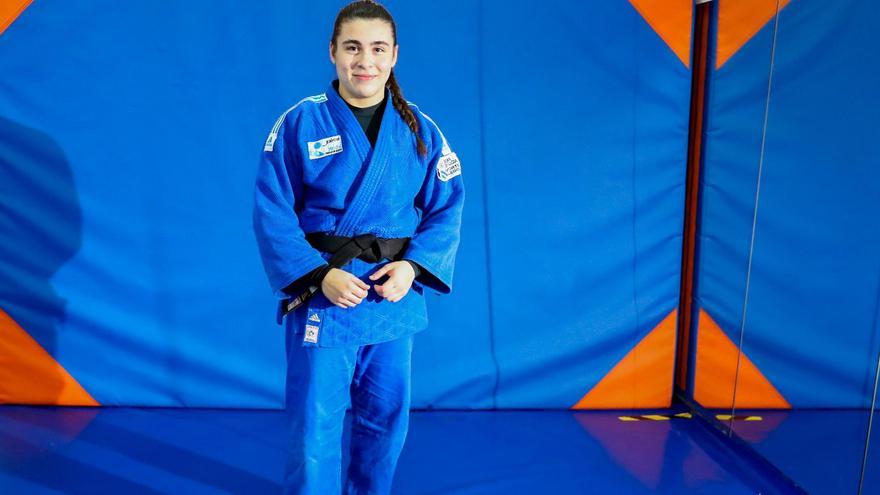 Leyre Villamediana acaricia el podio entre las mejores judokas del país