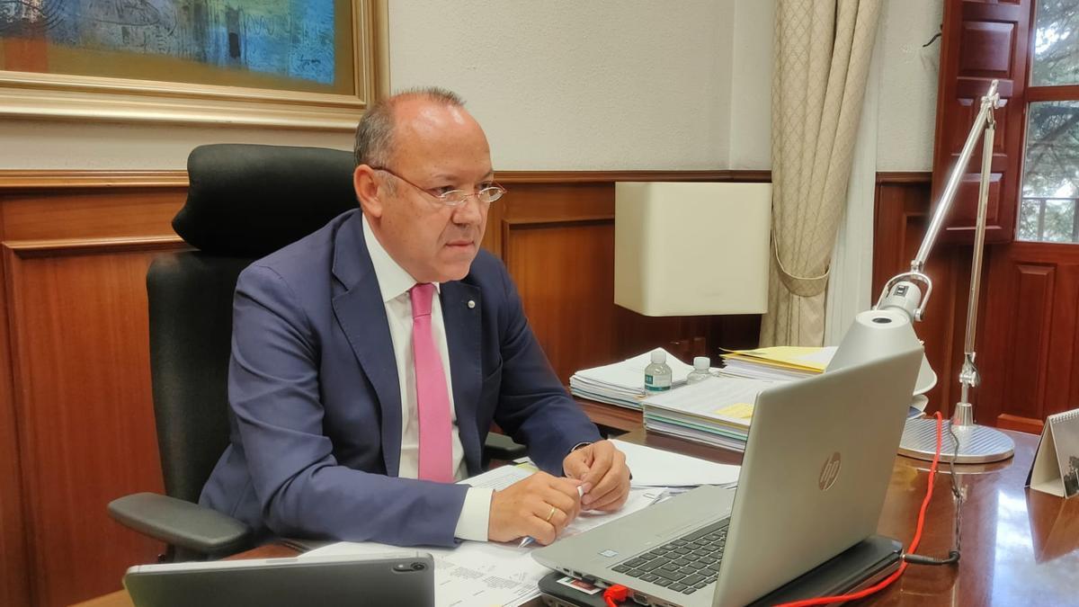 El presidente del PP de Zamora, José María Barrios.