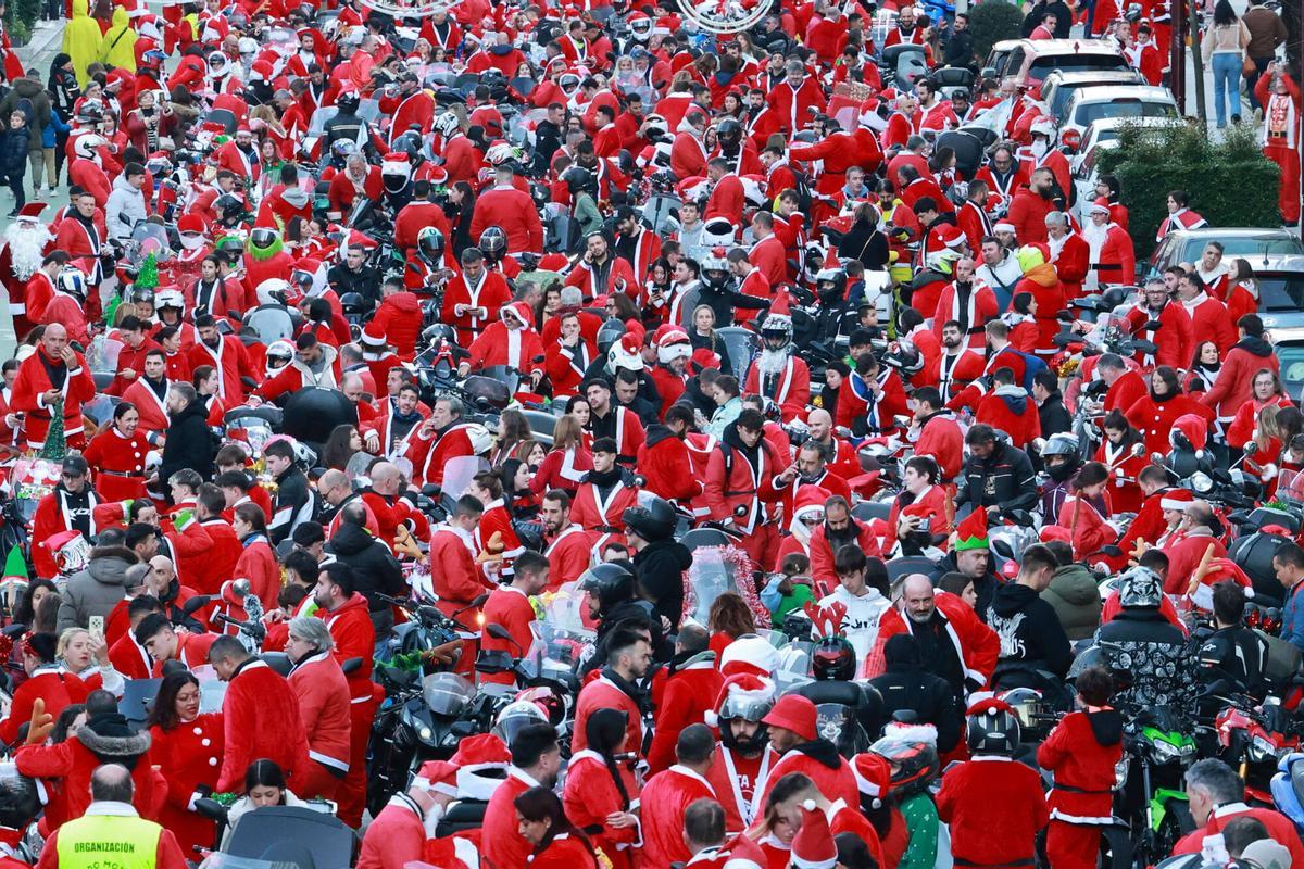 Miles de papanoeles invaden Vigo