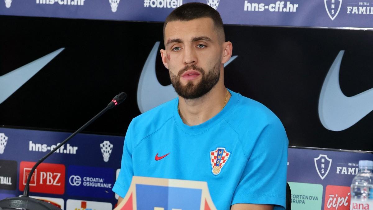 Kovacic, durante la rueda de prensa de esta tarde