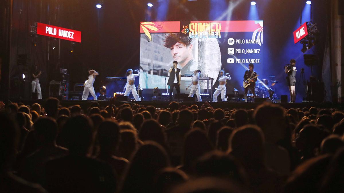 Concierto de LOS40 Summer eb Samil en 2022.