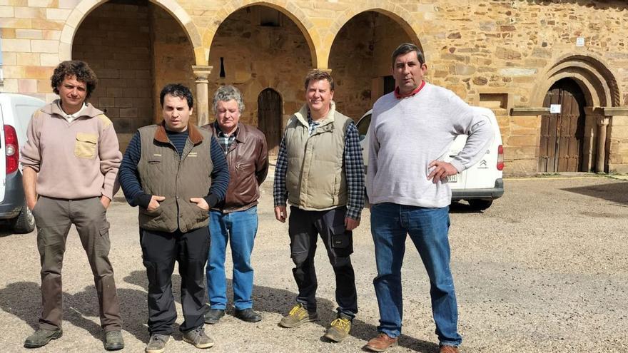 Agricultores, ganaderos y cazadores, ayer en Tábara