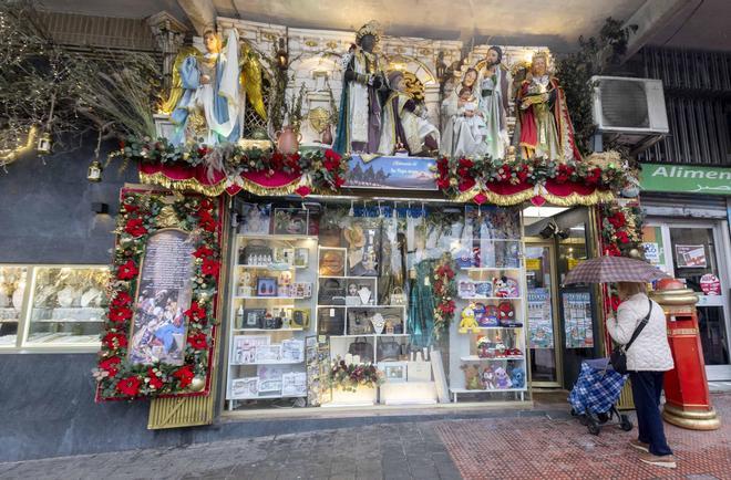 Escaparates navideños en la Zona Norte de Alicante