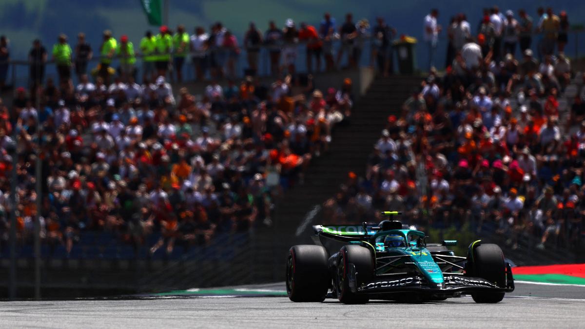 Alonso, en acción en Austria