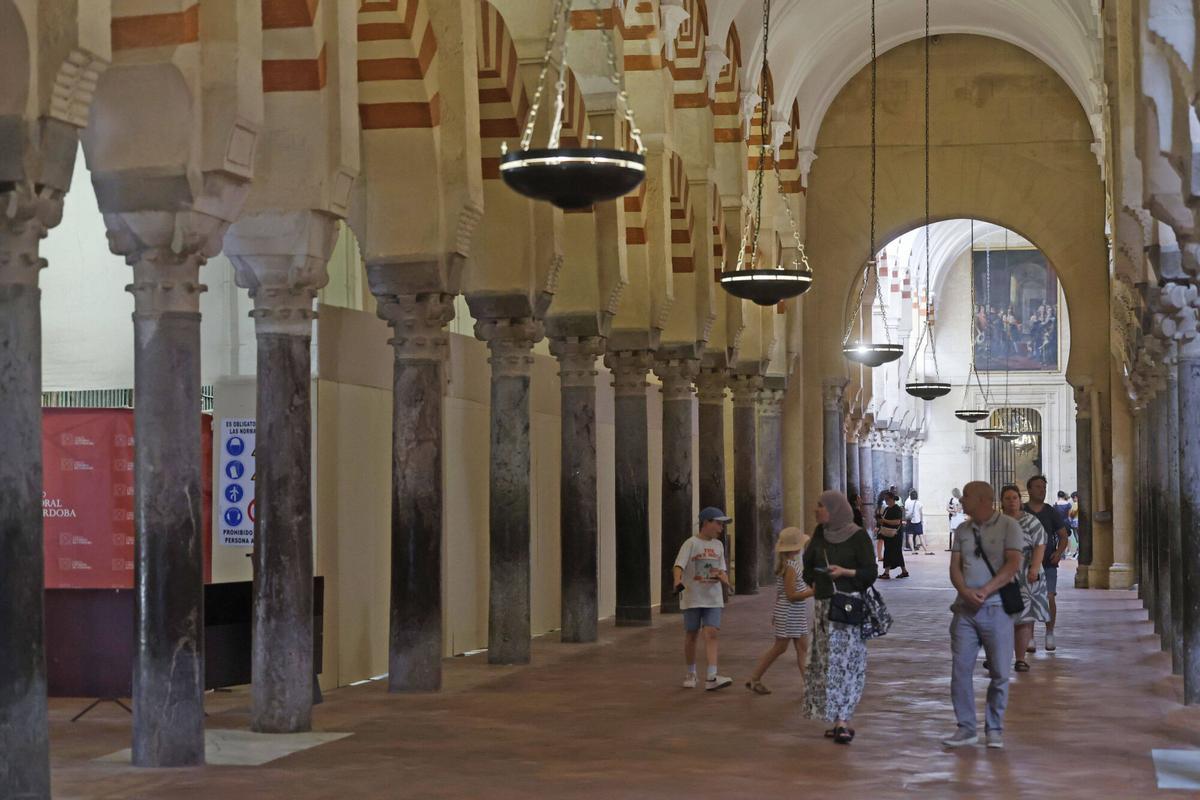 A.J.González Córdoba Zona de la Mezquita Catedral que sufrió el incendio hace un año A.J.González Córdoba Zona de la Mezquita Catedral que sufrió el incendio hace un año