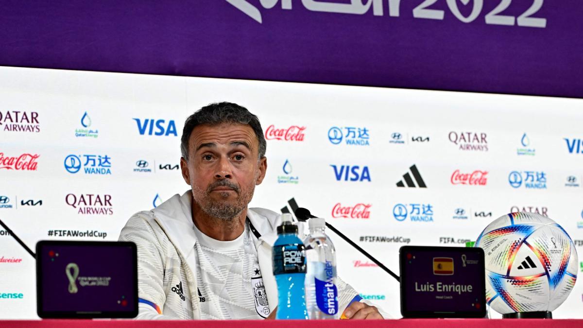 El seleccionador de España, Luis Enrique, no solo comparece ante los medios de comunicación en Qatar 2022