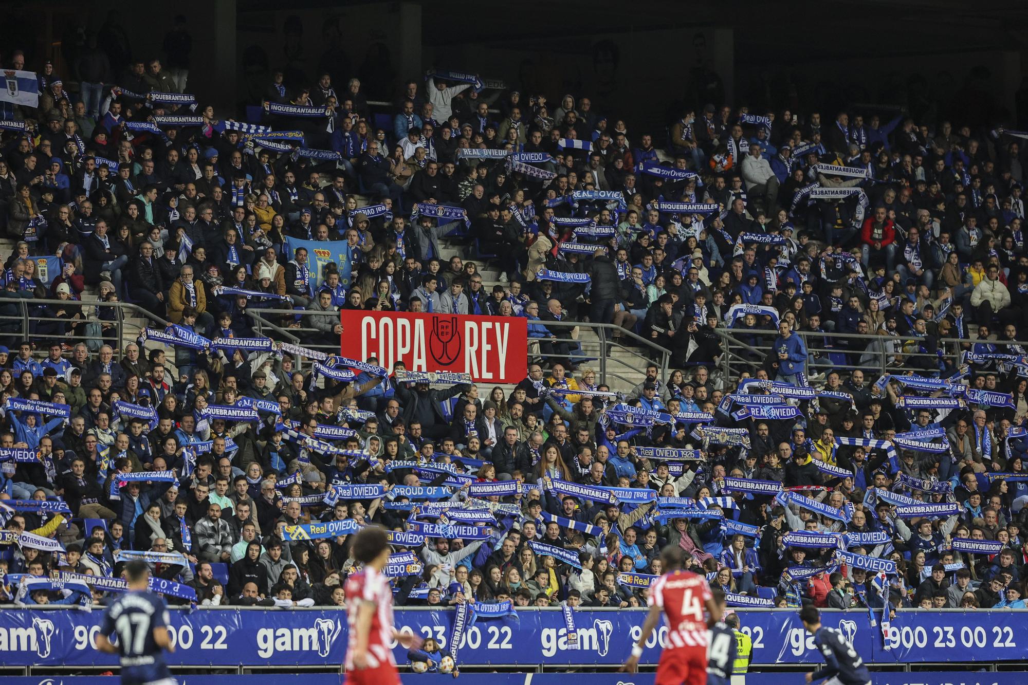 En imágenes: así fue el duelo copero entre el Real Oviedo y el Atlético de Madrid