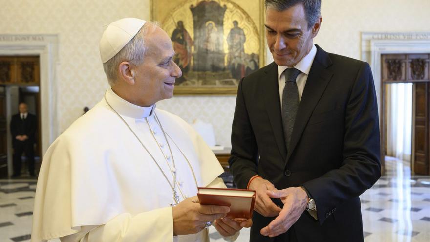 Sánchez i Lleó XIV exhibeixen sintonia en defensa de la pau i el desafiament de la IA