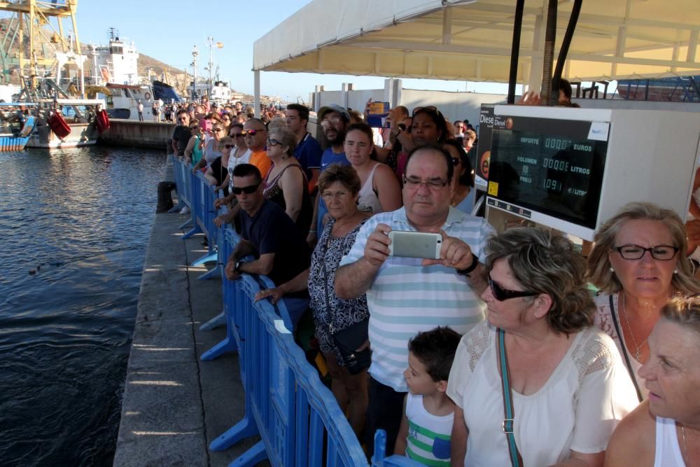 Procesión marítima de la Virgen del Carmen en Cartagena