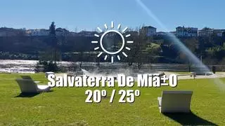 El tiempo en Salvaterra de MiÃ±o: previsión meteorológica para hoy, miércoles 15 de julio