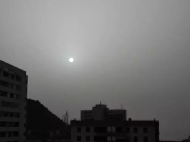 Calima en Gran Canaria (27/03/2018)