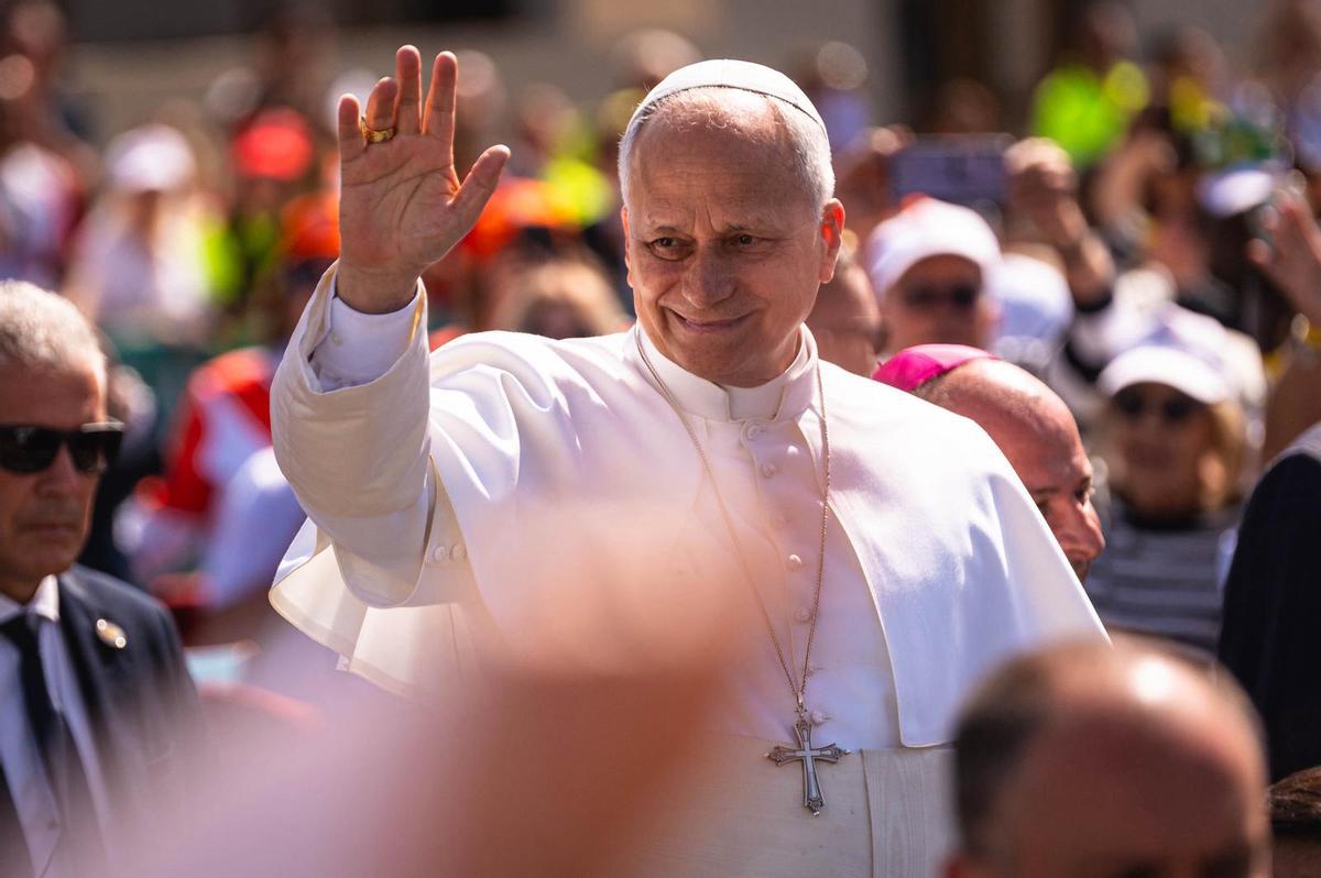 Acto del papa León XIV en la Plaza del Cristo en La Laguna