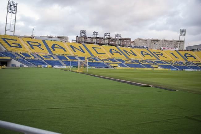 Siguen las obras en el Estadio de Gran Canaria