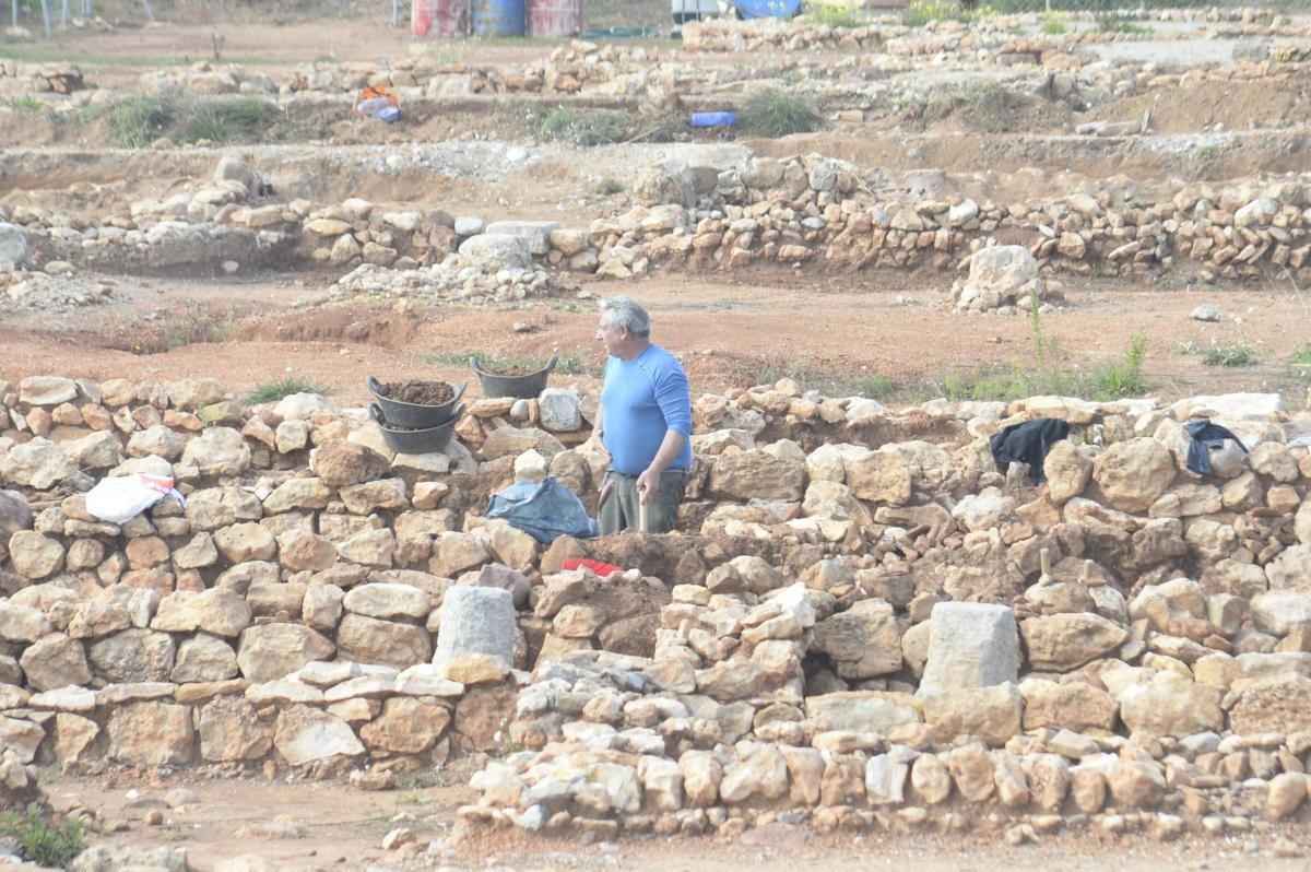 Obras en la villa romana de Castellón